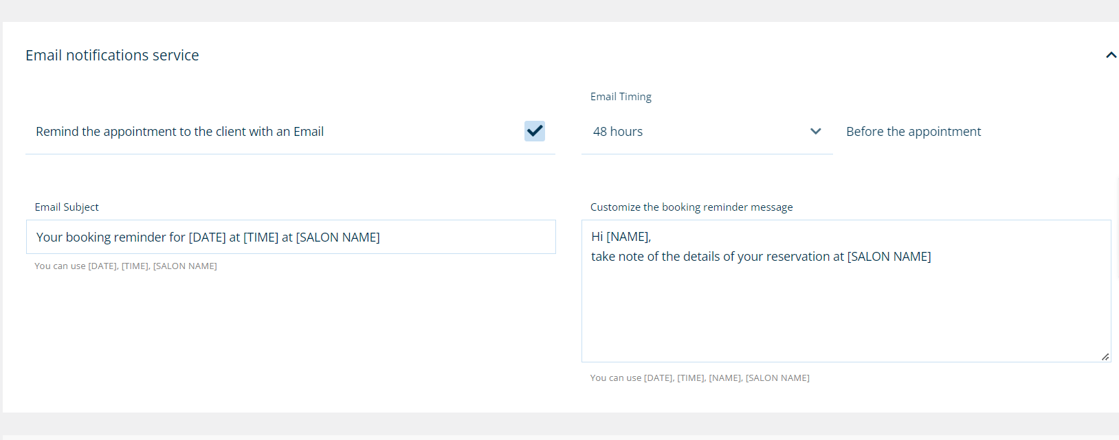 noticiations screen